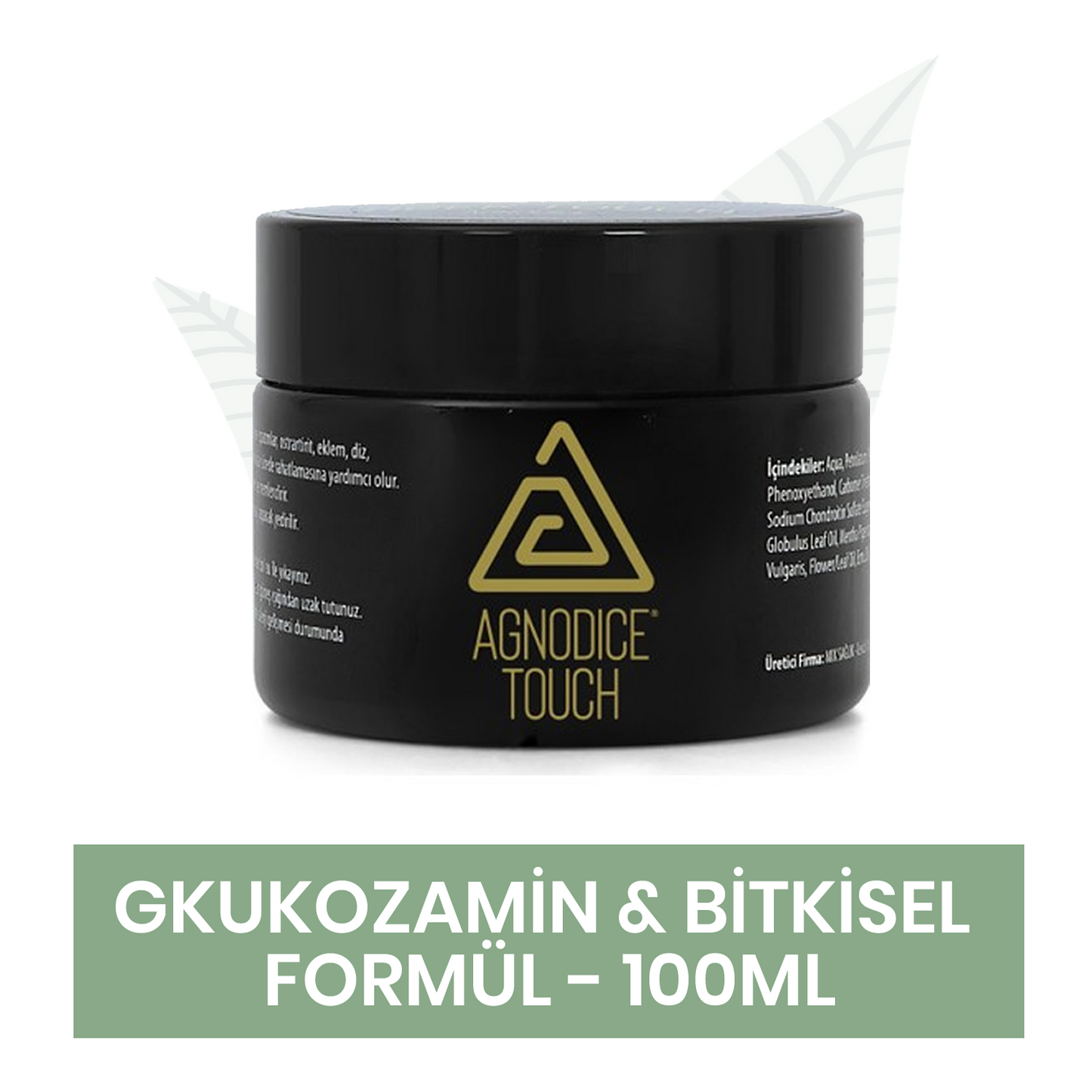 Agnodice Touch Topikal Glukozamin & MSM İçerikli Destek Kremi– 100 ml