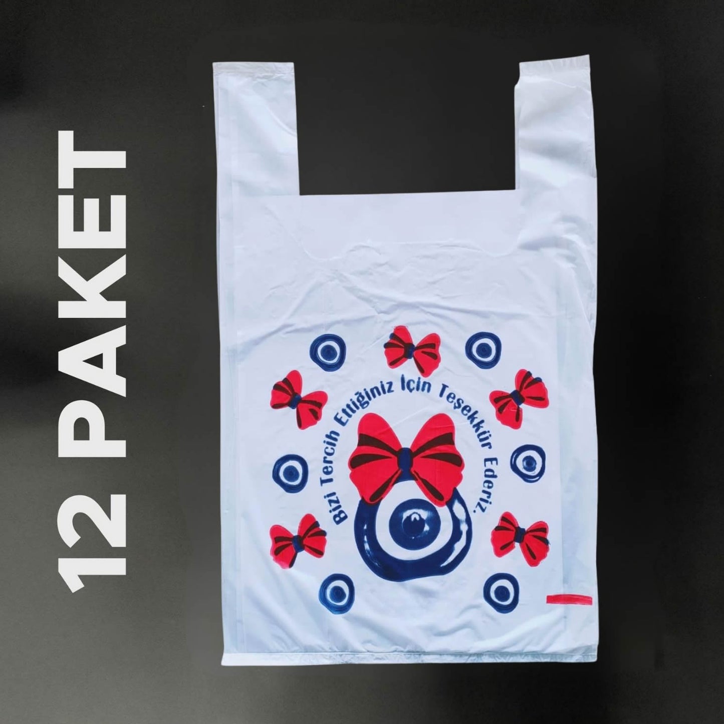 Atlet Eczane Poşeti 24x32 – Orta Boy 1 Koli (12’li Paket, Toplam 2100 Adet Poşet)