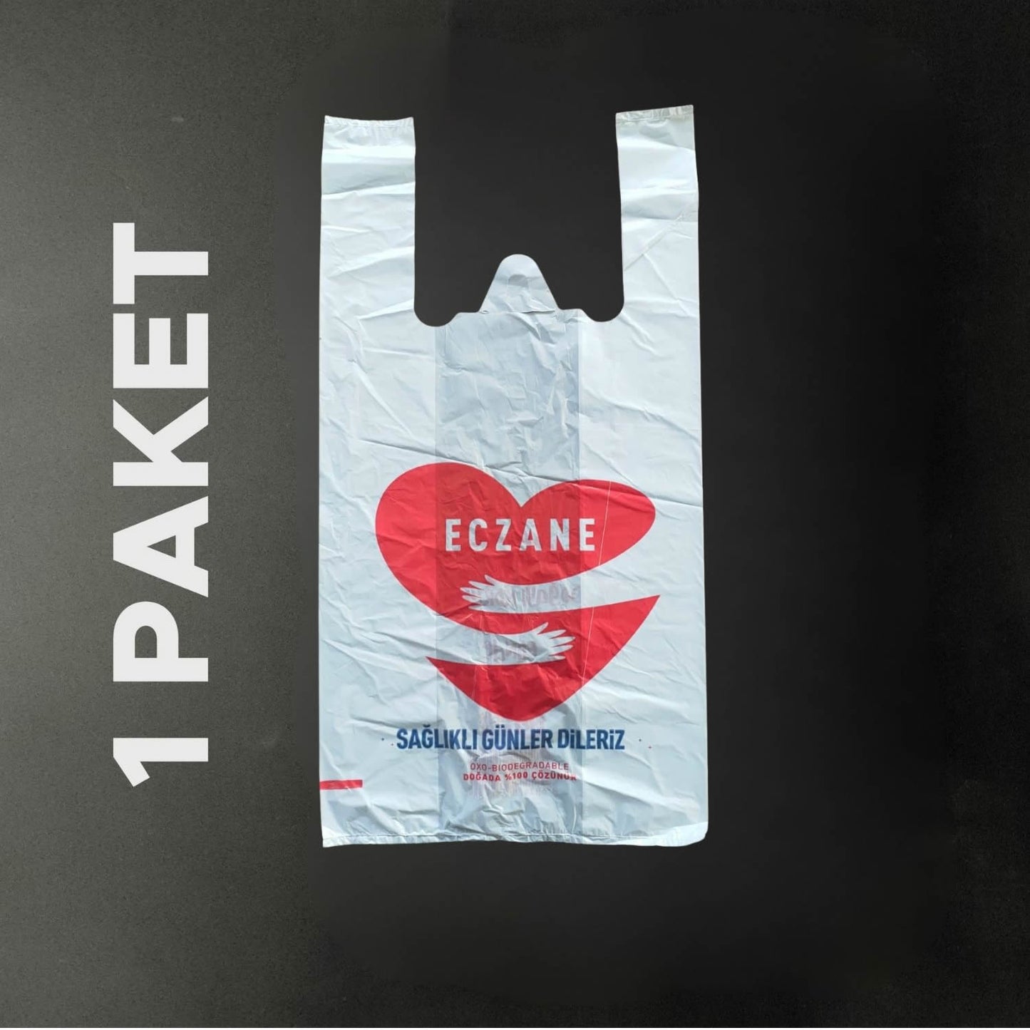 Atlet Eczane Poşeti 26+08x50 – Orta Boy 1 PAKET (Toplam 200 Adet Poşet)