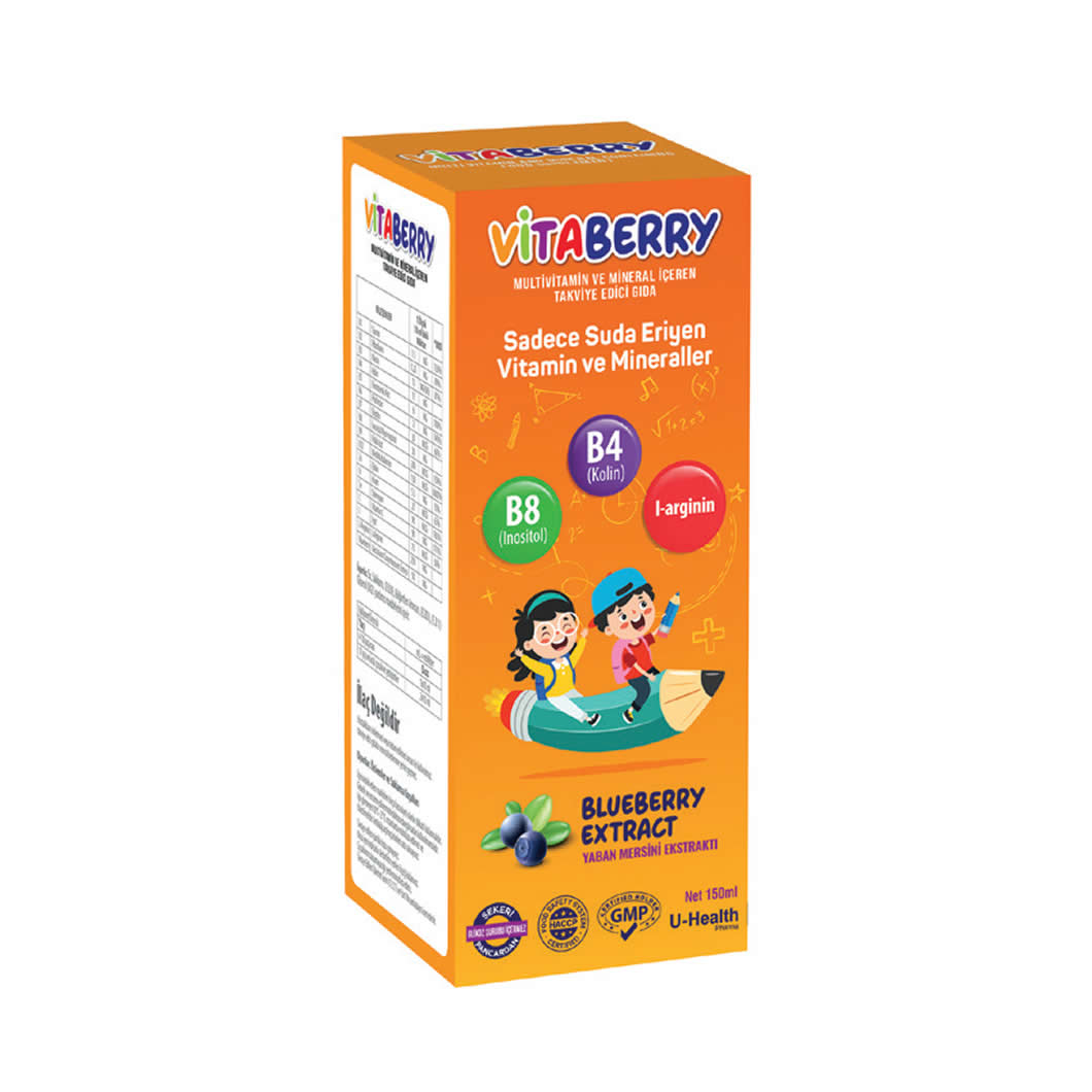 VİTABERRY MULTİVİTAMİN ŞURUP / 150 ML