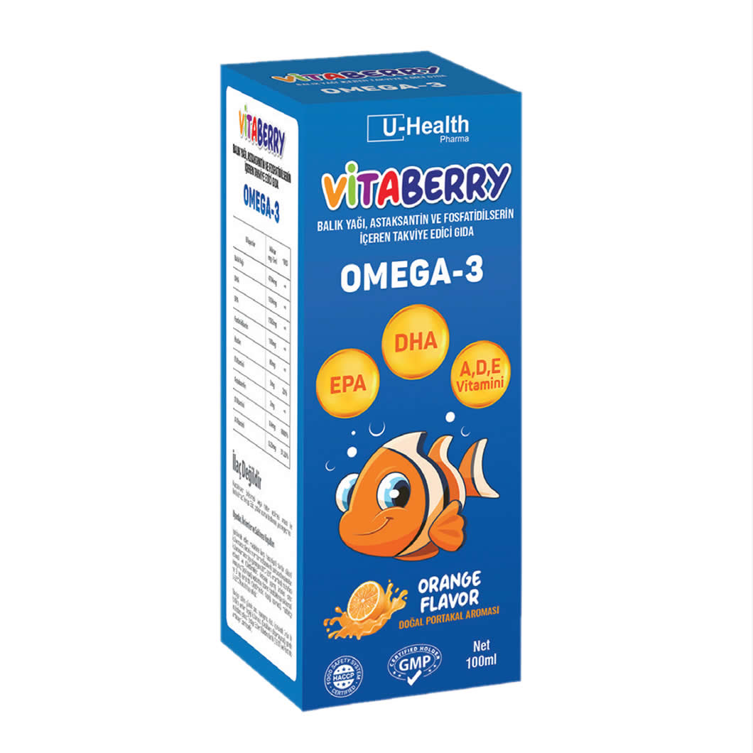 VİTABERRY OMEGA-3 ŞURUP / 100 ML