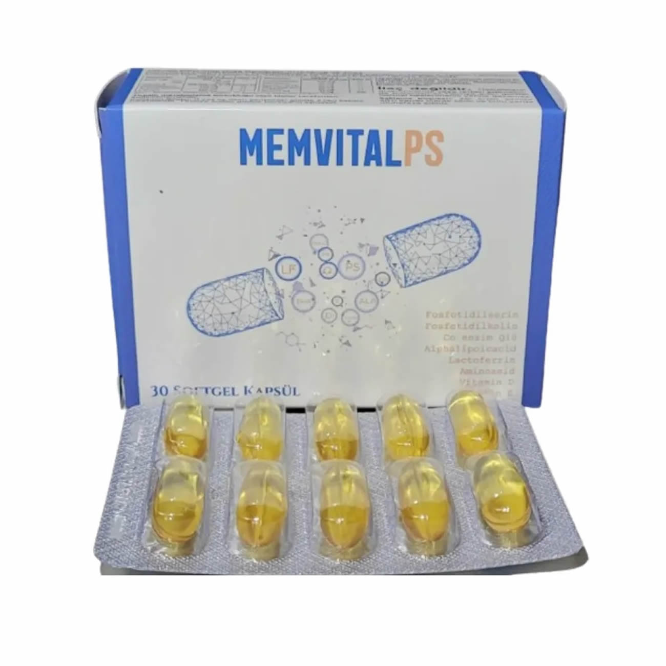 MEMEVITALPS Balık Yağı Omega 3 / 30 Softgel Kapsül