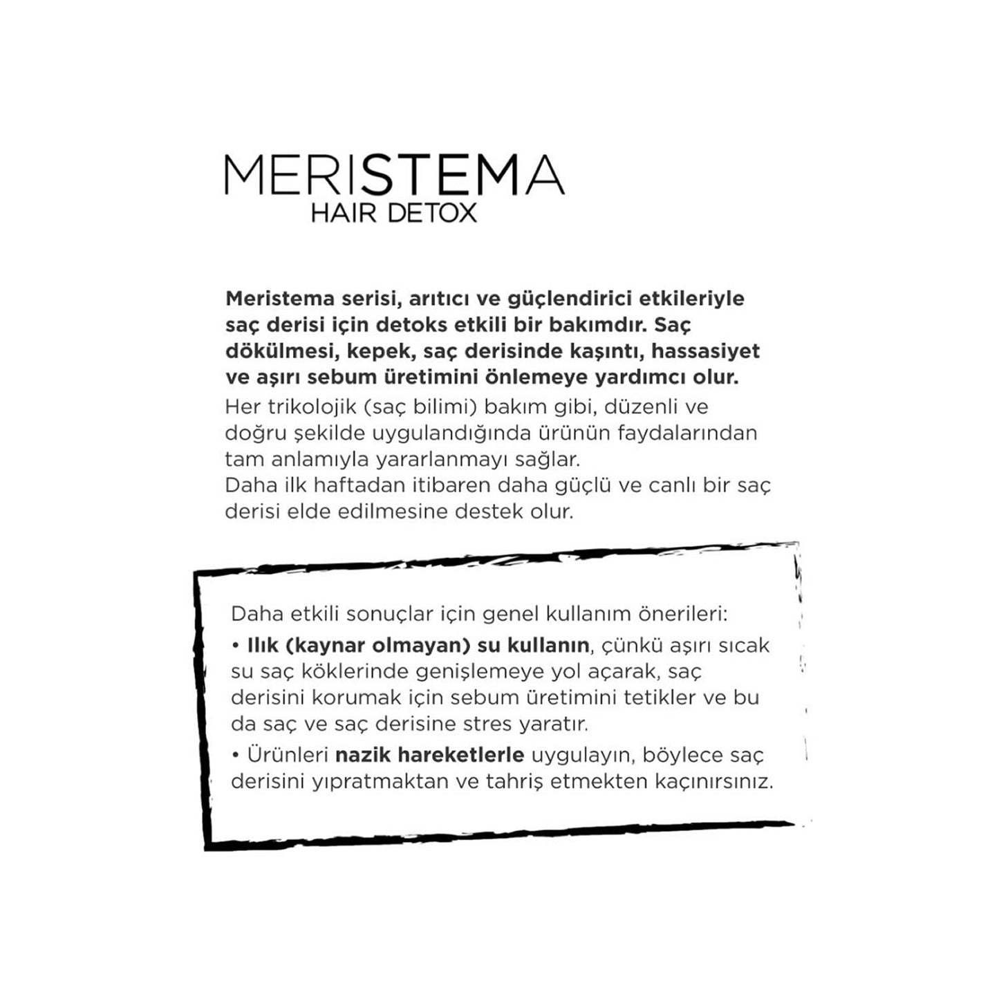 Meristema Hydra Doğal Vegan Tuzsuz Şampuan 500ml, Sebum Dengeleyici Saç Bakımı