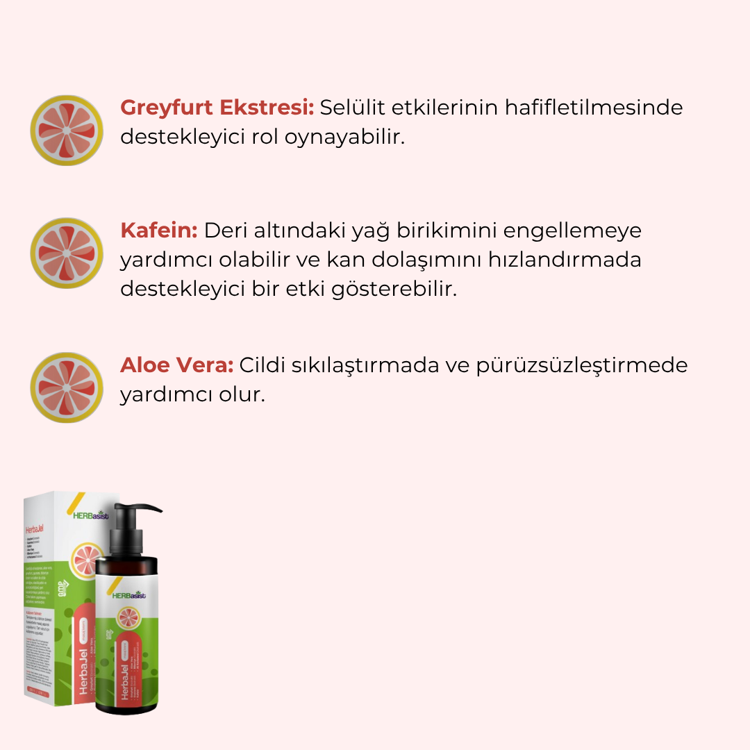 Herbajel Selülit Jeli 200 ml
