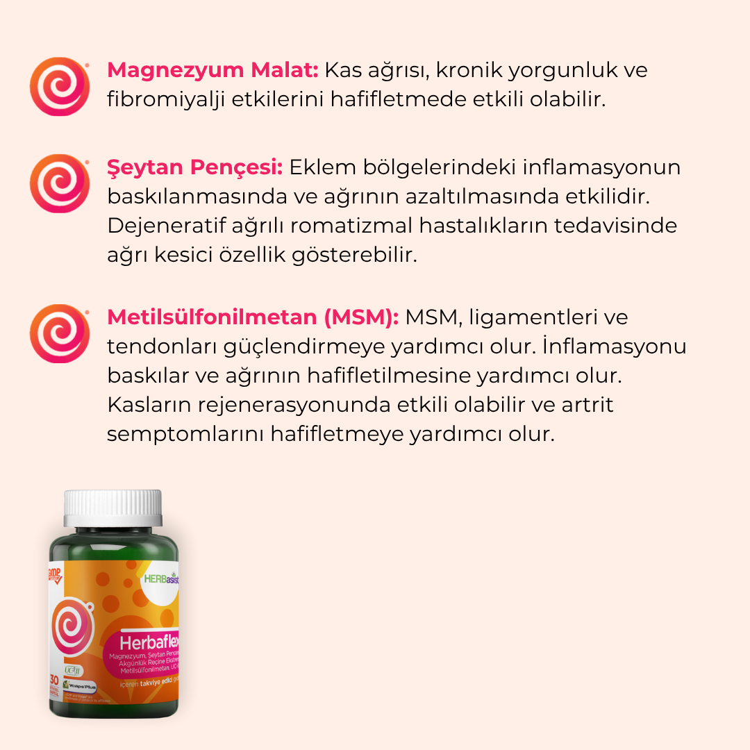 HerbaFlex 30 Bitkisel Kapsül