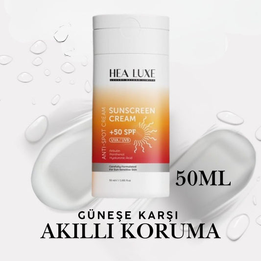 Hassas Ciltler İçin Leke Karşıtı Güneş Kremi SPF 50+ | Anti-Spot Koruma & Yüksek UV Koruma