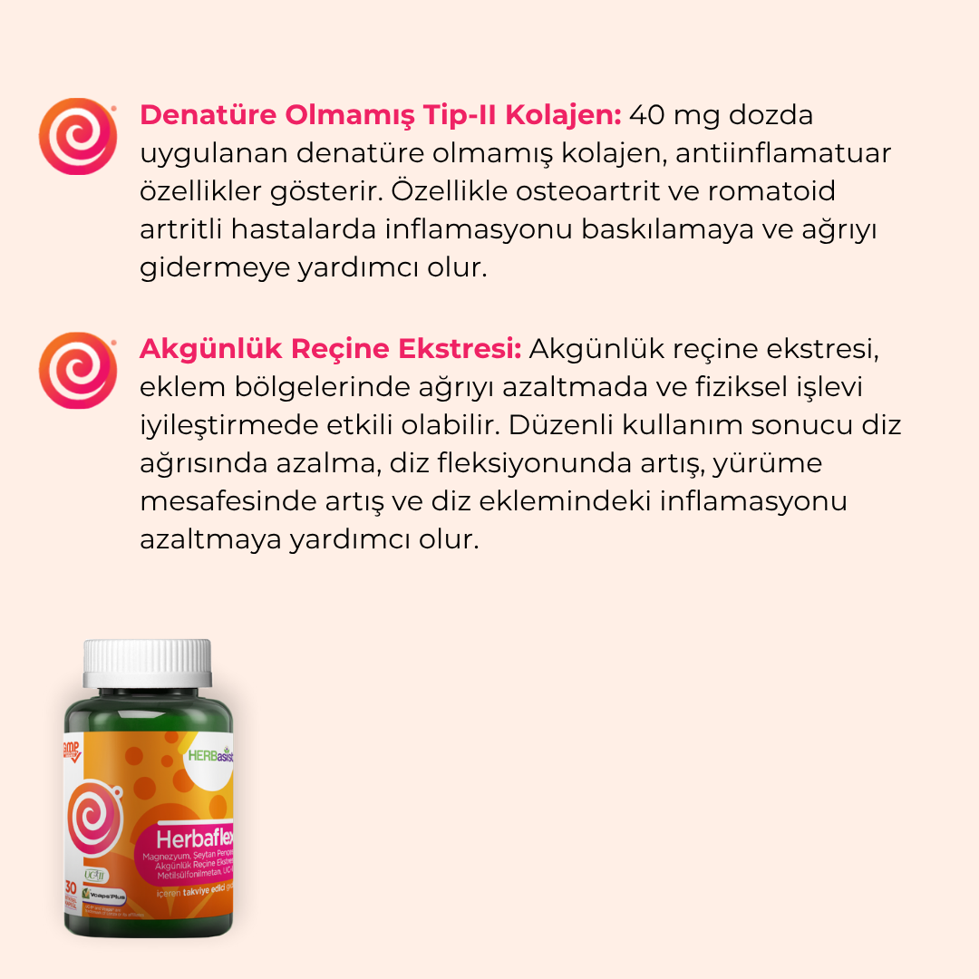 HerbaFlex 30 Bitkisel Kapsül