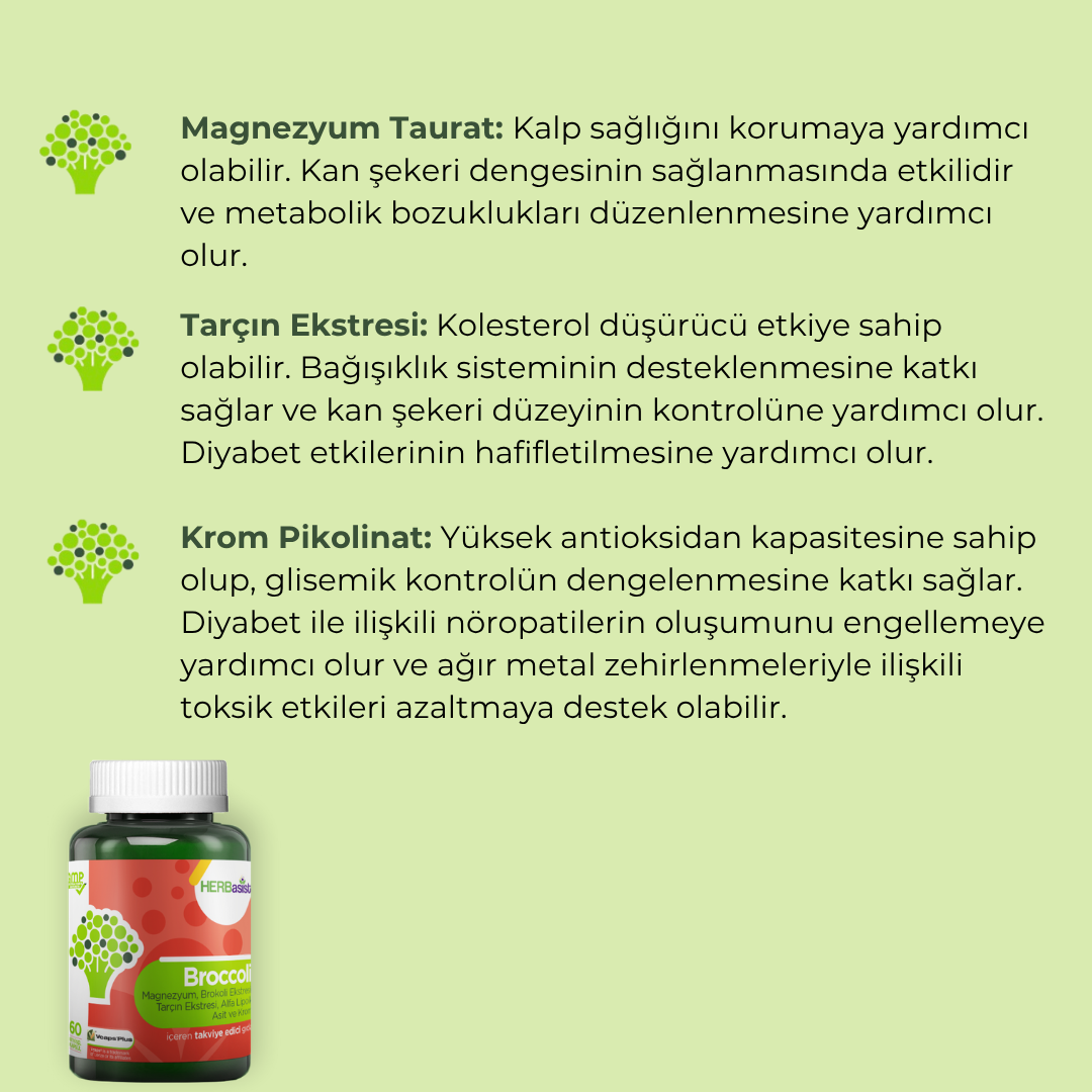 Herbasist Broccoli 60 Kapsül