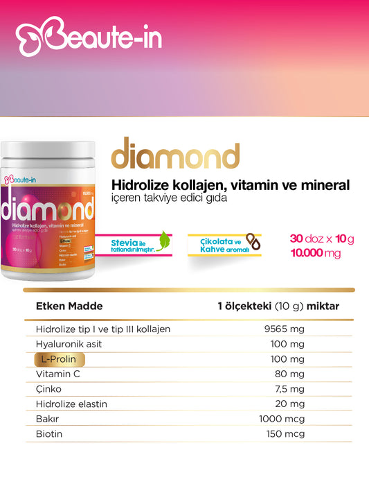 Beaute-in Diamond Collagen 300 gr