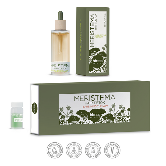 Meristema Yenilenme Terapisi - Enerji Verici Esans, Saç Derisini Güçlendiren Bitkisel Serum Seti