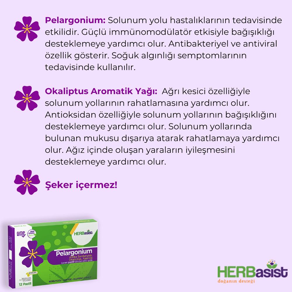 Herbasist Afrika Sardunyası Pastil