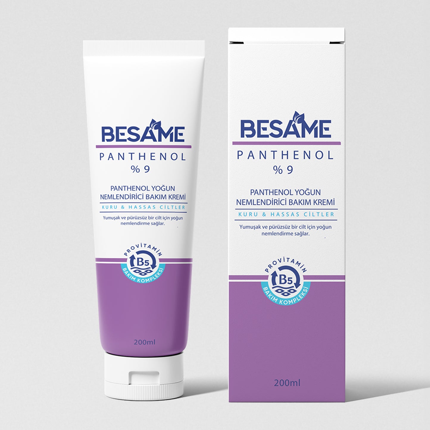 Besame Panthenol Yoğun Nemlendirici Bakım Kremi Kuru ve Hassas Ciltler 200 ml