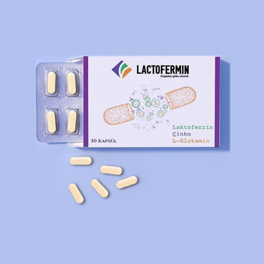 Lactofermin Laktoferrin - Glutamin - Çinko 30 Kapsül