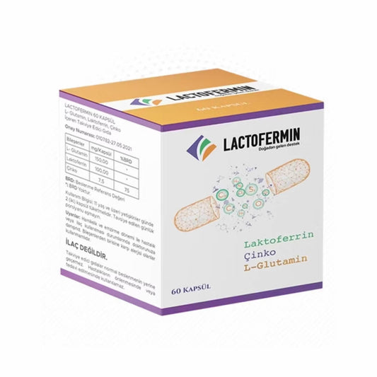 Lactofermin Laktoferrin - Glutamin - Çinko 60 Kapsül